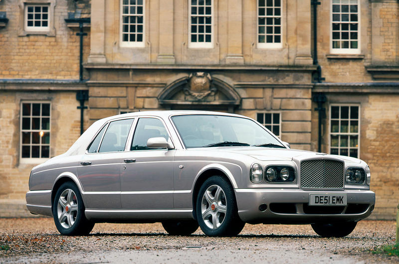 Bentley Arnage T The mighty V8 is falling., Aston Martin V8 Vantage, Bentley Arnage T, Cadillac CTS-V, Chevrolet Corvette, Daimler SP250, Dodge Challenger, Ferrari 355, Ford Mustang, Jaguar XJR, Jensen Interceptor, Lotus Esprit, McLaren P1, Mercedes-AMG C63, Morgan Plus 8, Porsche 928, Range Rover, Rolls-Royce Silver Shadow, Rover P5B, Toyota Land Cruiser, Vauxhall VXR8