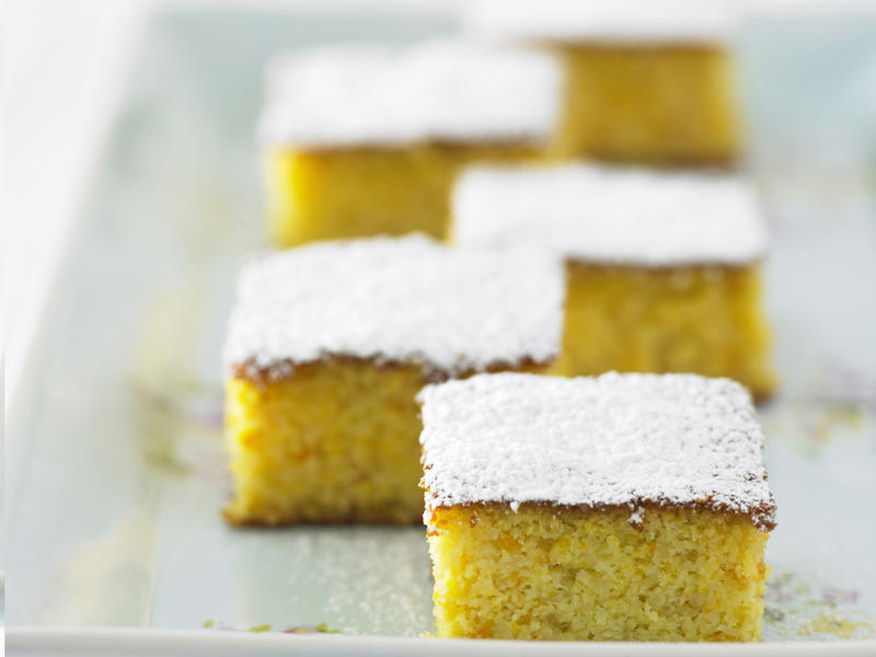 Popular orange varieties for these recipes, Orange recipes to try, Julie Goodwin’s orange almond cake , Flourless orange & white chocolate cake , Double-crumbed pork cotoletta with radicchio & orange salad , Whole orange slice , Orange and blueberry syrup cake , Sugar-free rosemary, labne and orange tart , Hummingbird slice with orange icing , Dark chocolate and orange Christmas slice , Cherry coconut and orange cake , Sweet pea, cinnamon and orange cake , Confit duck & candied orange salad , Chocolate parfait with orange salad , Beetroot and orange salad , Pan-fried fish with radicchio and orange salad , Blood-orange glazed ham , Blood orange hazelnut cake , How to make a chocolate orange ‘tiger’ bundt cake , Green salad with red currants & orange dressing , Orange, poppy seed & olive oil mug cake , Maple, mustard and orange glazed ham , How to choose the best oranges for these recipes, How to remove wax from oranges, Should oranges be stored in or out of the fridge?, How to segment an orange