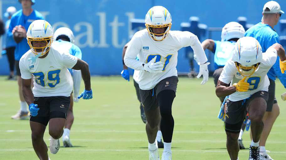 No. 4: Las Vegas Raiders: Jakobi Meyers, Tre Tucker, Dont'e Thornton, Jack Bech, No. 3 : Los Angeles Chargers: Ladd McConkey, Quentin Johnson, Mike Williams, Tre Harris, No. 2: Denver Broncos: Courtland Sutton, Marvin Mims Jr., Devaughn Vele, More Los Angeles Chargers News: