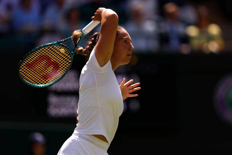 Wimbledon 2025 live – day five, GAME, SET AND MATCH! Kartal 6-4, 6-2 Parry - KARTAL WINS!, *Kartal 6-4, 5-2 Parry, Kartal 6-4, 5-1 Parry*, *Kartal 6-4, 4-1 Parry, Kartal 6-4, 4-0 Parry*, *Kartal 6-4, 3-0 Parry - KARTAL BREAKS AGAIN!, Kartal 6-4, 2-0 Parry*, *Kartal 6-4, 1-0 Parry - KARTAL BREAKS PARRY, Kartal wins the first set, SET! Kartal 6-4 Parry - SONAY KARTAL WINS THE FIRST SET!, *Kartal 5-4 Parry - KARTAL BREAKS AND WILL SERVE FOR THE SET, Kartal 4-4 Parry*, *Kartal 3-4 Parry - KARTAL BREAKS BACK, Kartal 2-4 Parry*, Kartal 1-4 Parry*, Kartal 1-3 Parry*, *Kartal 0-3 Parry, Kartal 0-2 Parry* - PARRY BREAKS, Osaka goes out to Pavlyuchenko, *Kartal 0-1 Parry, Kartal taking to Court 1, Jack Draper upholds the torturous tradition of a British Wimbledon hopeful, Order of play at Wimbledon today