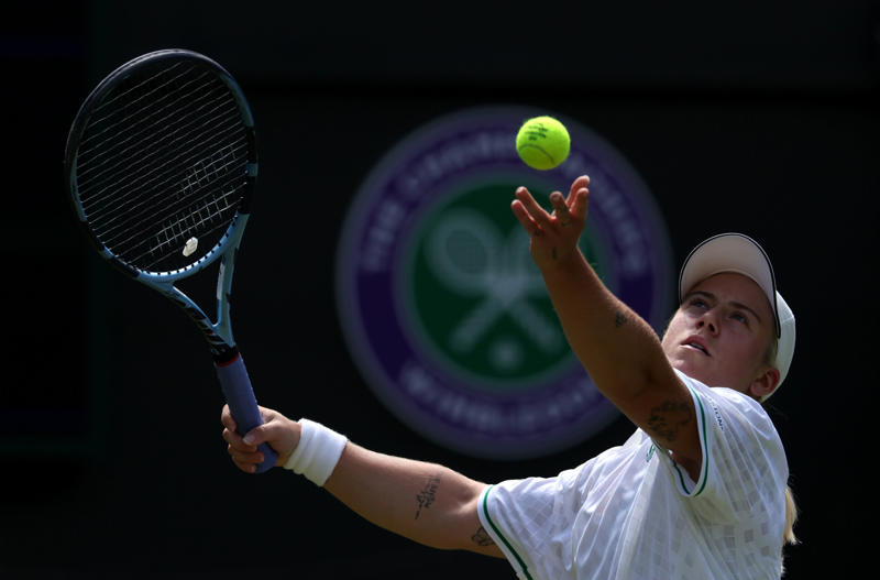 Wimbledon 2025 live – day five, GAME, SET AND MATCH! Kartal 6-4, 6-2 Parry - KARTAL WINS!, *Kartal 6-4, 5-2 Parry, Kartal 6-4, 5-1 Parry*, *Kartal 6-4, 4-1 Parry, Kartal 6-4, 4-0 Parry*, *Kartal 6-4, 3-0 Parry - KARTAL BREAKS AGAIN!, Kartal 6-4, 2-0 Parry*, *Kartal 6-4, 1-0 Parry - KARTAL BREAKS PARRY, Kartal wins the first set, SET! Kartal 6-4 Parry - SONAY KARTAL WINS THE FIRST SET!, *Kartal 5-4 Parry - KARTAL BREAKS AND WILL SERVE FOR THE SET, Kartal 4-4 Parry*, *Kartal 3-4 Parry - KARTAL BREAKS BACK, Kartal 2-4 Parry*, Kartal 1-4 Parry*, Kartal 1-3 Parry*, *Kartal 0-3 Parry, Kartal 0-2 Parry* - PARRY BREAKS, Osaka goes out to Pavlyuchenko, *Kartal 0-1 Parry, Kartal taking to Court 1, Jack Draper upholds the torturous tradition of a British Wimbledon hopeful, Order of play at Wimbledon today