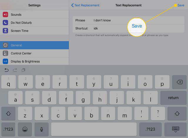 How to Customize Your iPad Keyboard, Customizable Settings for the iPad Keyboard, How to Create an iPad Keyboard Shortcut, How to Install a Custom Keyboard