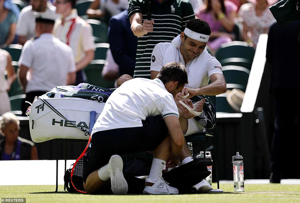 Wimbledon's Centre Court disrupted by emergency and timeouts