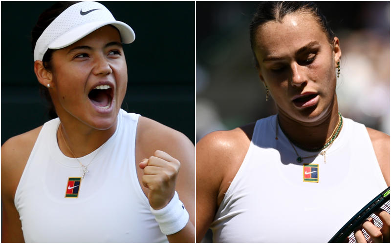 Emma Raducanu vs Aryna Sabalenka latest news, Thanks for following!, Praise for Raducanu..., Reaction from Sabalenka, Sabalenka 7-6 6-4 Raducanu, Sabalenka 7-6 *5-4 Raducanu, Sabalenka 7-6 4-4* Raducanu, Sabalenka 7-6 *3-4 Raducanu, Sabalenka 7-6 2-4* Raducanu, Sabalenka 7-6 2-4* Raducanu, Sabalenka 7-6 *1-4 Raducanu, Sabalenka 7-6 *1-4 Raducanu, Sabalenka 7-6 1-3* Raducanu, Sabalenka 7-6 *1-2 Raducanu, Sabalenka 7-6 1-1* Raducanu, Sabalenka 7-6 *0-1 Raducanu, Sabalenka 7-6 Raducanu, Sabalenka 6-6 Raducanu, Sabalenka 6-6 Raducanu, Sabalenka 6-6 Raducanu, Sabalenka 6-6 Raducanu, Sabalenka 6-6 Raducanu, Sabalenka 6-6 Raducanu, Sabalenka 5-6* Raducanu, Sabalenka *5-5 Raducanu, Sabalenka 5-4* Raducanu, Sabalenka 5-4* Raducanu, Sabalenka 5-4* Raducanu, Sabalenka *4-4 Raducanu, Sabalenka 3-4* Raducanu, Sabalenka *2-4 Raducanu, Sabalenka 2-3* Raducanu, Sabalenka *2-2 Raducanu, Sabalenka *2-2 Raducanu, Sabalenka 2-1* Raducanu, Sabalenka *1-1 Raducanu, Sabalenka 1-0* Raducanu, Sabalenka *0-0 Raducanu, Here we go!, Hat-trick for the Brits!, Game, set and match!, Alcaraz breaks!, Raducanu enjoying herself, Centre Court update..., Raducanu coming off 'one of best matches', Raducanu must overcome struggles, Centre Court update..., Elsewhere at Wimbledon, Standard Sport prediction, Raducanu vs Sabalenka head-to-head, How to watch Raducanu vs Sabalenka, Hello and welcome!