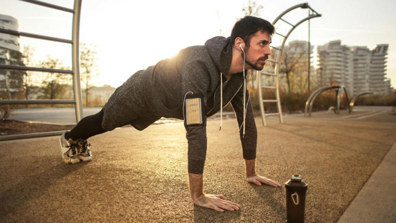 1. Triceps Dips, 2. Diamond Push-Ups, 3. Overhead Triceps Extensions, 4. Bent-Over Rows, 5. Reverse Flys, 6. Triceps Kickbacks, 7. Lateral Arm Circles, 8. Downward Dog To Plank Flow, 9. Resistance Band Pull-Aparts, 10. Push-Up Holds, 11. Zottman Curls, 12. Pike Push-Ups, 13. Wall Angels, 14. Plank-To-Shoulder Tap, 15. Standing Overhead Press, 16. Close-Grip Bench Press, 17. Cable Triceps Pushdowns, 18. Inverted Rows, 19. Renegade Rows, 20. Batwing Rows
