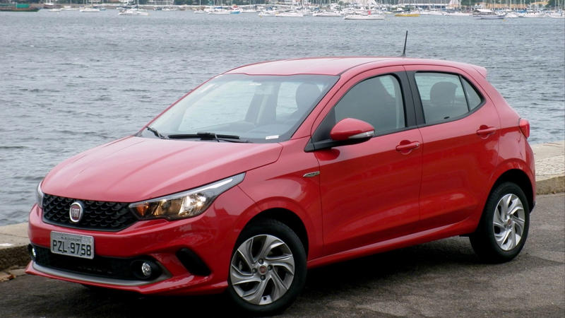 6. Fiat Argo 1. Chevrolet Onix, 2. Nissan Versa, 3. Volkswagen Gol, 4. Renault Kwid, 5. Toyota Hilux, 6. Fiat Argo, 7. Chevrolet Tracker, 8. Hyundai HB20, 9. Ford Ranger, 10. Jeep Renegade, 11. Toyota Corolla Cross, 12. Peugeot 208, 13. Volkswagen T-Cross, 14. Renault Sandero, 15. Fiat Cronos, 16. Toyota Yaris, 17. Kia Seltos, 18. Mitsubishi L200, 19. Honda HR-V, 20. Citroën C4 Cactus