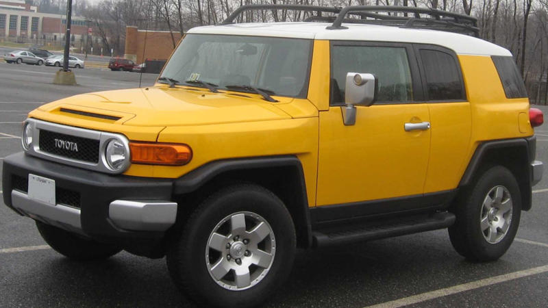 2. Toyota FJ Cruiser 1. 2010 Chevrolet Camaro, 2. Toyota FJ Cruiser, 3. Lamborghini Countach, 4. Chevrolet HHR Panel Van, 5. Chrysler 300 (2005–2010), 6. Nissan 370Z (2009–2020), 7. Subaru WRX STI (2015), 8. Ford Mustang Fastback (2015–2022), 9. Tesla Model X, 10. Jeep Wrangler 2-Door (JK, 2007–2018), 1. Honda Fit, 2. Subaru Forester (2019–Present), 3. Tesla Model 3, 4. Toyota Prius (2016–2022), 5. Mazda3 Hatchback (2019–Present), 6. Volkswagen Golf GTI (Mk7), 7. Kia Soul (2020–Present), 8. BMW I3, 9. Volvo V60, 10. Hyundai Ioniq 5