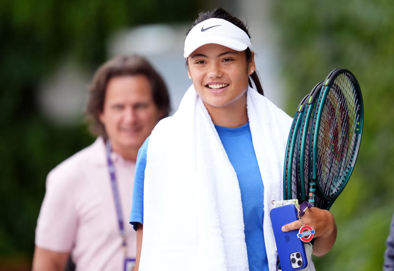 Emma Raducanu vs Aryna Sabalenka latest news, Thanks for following!, Praise for Raducanu..., Reaction from Sabalenka, Sabalenka 7-6 6-4 Raducanu, Sabalenka 7-6 *5-4 Raducanu, Sabalenka 7-6 4-4* Raducanu, Sabalenka 7-6 *3-4 Raducanu, Sabalenka 7-6 2-4* Raducanu, Sabalenka 7-6 2-4* Raducanu, Sabalenka 7-6 *1-4 Raducanu, Sabalenka 7-6 *1-4 Raducanu, Sabalenka 7-6 1-3* Raducanu, Sabalenka 7-6 *1-2 Raducanu, Sabalenka 7-6 1-1* Raducanu, Sabalenka 7-6 *0-1 Raducanu, Sabalenka 7-6 Raducanu, Sabalenka 6-6 Raducanu, Sabalenka 6-6 Raducanu, Sabalenka 6-6 Raducanu, Sabalenka 6-6 Raducanu, Sabalenka 6-6 Raducanu, Sabalenka 6-6 Raducanu, Sabalenka 5-6* Raducanu, Sabalenka *5-5 Raducanu, Sabalenka 5-4* Raducanu, Sabalenka 5-4* Raducanu, Sabalenka 5-4* Raducanu, Sabalenka *4-4 Raducanu, Sabalenka 3-4* Raducanu, Sabalenka *2-4 Raducanu, Sabalenka 2-3* Raducanu, Sabalenka *2-2 Raducanu, Sabalenka *2-2 Raducanu, Sabalenka 2-1* Raducanu, Sabalenka *1-1 Raducanu, Sabalenka 1-0* Raducanu, Sabalenka *0-0 Raducanu, Here we go!, Hat-trick for the Brits!, Game, set and match!, Alcaraz breaks!, Raducanu enjoying herself, Centre Court update..., Raducanu coming off 'one of best matches', Raducanu must overcome struggles, Centre Court update..., Elsewhere at Wimbledon, Standard Sport prediction, Raducanu vs Sabalenka head-to-head, How to watch Raducanu vs Sabalenka, Hello and welcome!