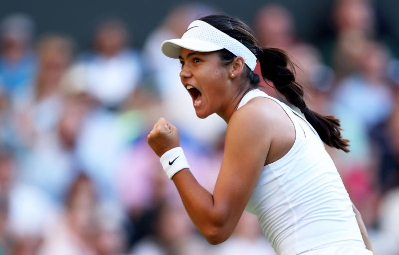 Emma Raducanu vs Aryna Sabalenka latest news, Thanks for following!, Praise for Raducanu..., Reaction from Sabalenka, Sabalenka 7-6 6-4 Raducanu, Sabalenka 7-6 *5-4 Raducanu, Sabalenka 7-6 4-4* Raducanu, Sabalenka 7-6 *3-4 Raducanu, Sabalenka 7-6 2-4* Raducanu, Sabalenka 7-6 2-4* Raducanu, Sabalenka 7-6 *1-4 Raducanu, Sabalenka 7-6 *1-4 Raducanu, Sabalenka 7-6 1-3* Raducanu, Sabalenka 7-6 *1-2 Raducanu, Sabalenka 7-6 1-1* Raducanu, Sabalenka 7-6 *0-1 Raducanu, Sabalenka 7-6 Raducanu, Sabalenka 6-6 Raducanu, Sabalenka 6-6 Raducanu, Sabalenka 6-6 Raducanu, Sabalenka 6-6 Raducanu, Sabalenka 6-6 Raducanu, Sabalenka 6-6 Raducanu, Sabalenka 5-6* Raducanu, Sabalenka *5-5 Raducanu, Sabalenka 5-4* Raducanu, Sabalenka 5-4* Raducanu, Sabalenka 5-4* Raducanu, Sabalenka *4-4 Raducanu, Sabalenka 3-4* Raducanu, Sabalenka *2-4 Raducanu, Sabalenka 2-3* Raducanu, Sabalenka *2-2 Raducanu, Sabalenka *2-2 Raducanu, Sabalenka 2-1* Raducanu, Sabalenka *1-1 Raducanu, Sabalenka 1-0* Raducanu, Sabalenka *0-0 Raducanu, Here we go!, Hat-trick for the Brits!, Game, set and match!, Alcaraz breaks!, Raducanu enjoying herself, Centre Court update..., Raducanu coming off 'one of best matches', Raducanu must overcome struggles, Centre Court update..., Elsewhere at Wimbledon, Standard Sport prediction, Raducanu vs Sabalenka head-to-head, How to watch Raducanu vs Sabalenka, Hello and welcome!