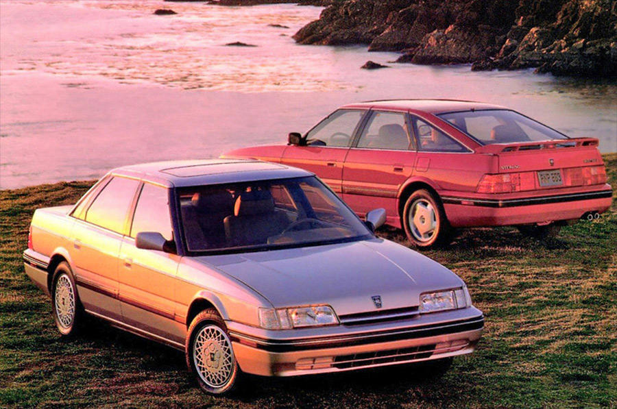 Audi 5000, Buick Cascada, Cadillac Catera, Chrysler Crossfire, Chrysler TC by Maserati, DeLorean DMC-12, Fiat 124 Spider, Fiat 500L, Fiat 500X, Jaguar X-Type, Mercedes B-Class, Merkur XR4Ti, Plymouth Cricket, Renault Dauphine, Rover 3500, Sterling, Triumph Mayflower, Triumph Stag, Vauxhall Victor, Volkswagen Phaeton