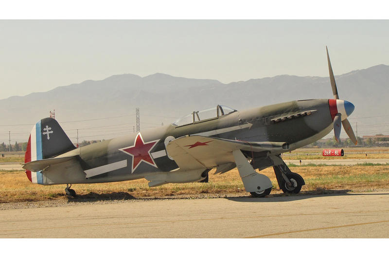 2: Yakovlev fighter series 10: Bell P-39 Airacobra, 9: Ilyushin Il-4 (DB-3F), 9: Ilyushin Il-4, 8: Lavochkin La-5FN/ La-7, 7: Tupolev Tu-2, 6: Petlyakov Pe-8, 5: Polikarpov Po-2, 4: Petlyakov Pe-2, 3: Polikarpov I-16, 2: Yakovlev fighter series, 1: Ilyushin Il-2