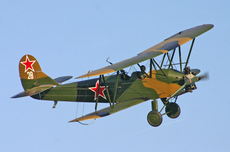 5: Polikarpov Po-2 10: Bell P-39 Airacobra, 9: Ilyushin Il-4 (DB-3F), 9: Ilyushin Il-4, 8: Lavochkin La-5FN/ La-7, 7: Tupolev Tu-2, 6: Petlyakov Pe-8, 5: Polikarpov Po-2, 4: Petlyakov Pe-2, 3: Polikarpov I-16, 2: Yakovlev fighter series, 1: Ilyushin Il-2