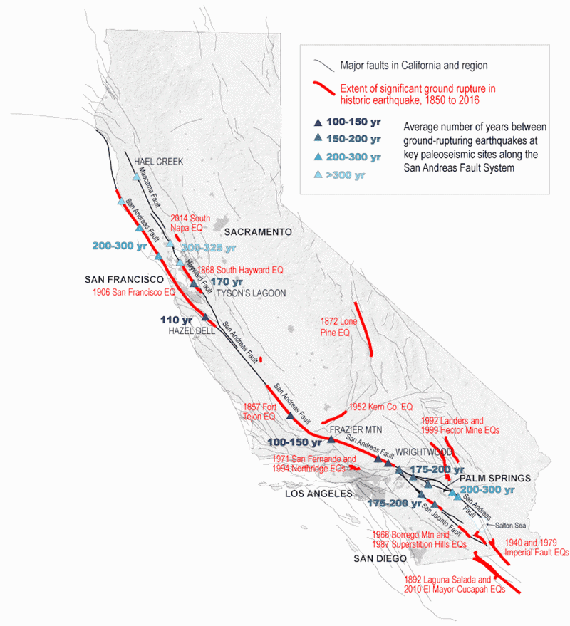 5 fast facts about the San Andreas Fault, Everything you need to know about the San Andreas Fault, What type of fault is the San Andreas Fault? , How long and deep is the San Andreas Fault?, How did the San Andreas Fault form?, How dangerous is the San Andreas Fault?, Can scientists predict the next big earthquake on the San Andreas Fault?, San Andreas Fault pictures, Discover more about earthquakes