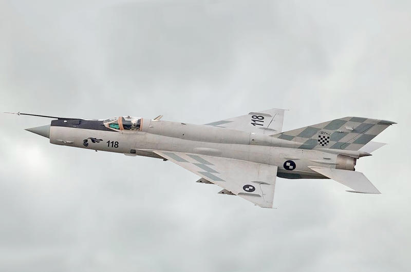 10: Mikoyan-Gurevich MiG-19 ‘Farmer’, 9: Folland/HAL Gnat, 8: Joint place: Mikoyan-Gurevich MiG-17, 8: Joint place: Dassault Super Mystère, 8: Joint place: Lockheed F-104 Starfighter, 7: Northrop F-5 Freedom Fighter, 6: English Electric Lightning, 5: Saab 35 Draken, 4: Mikoyan MiG-21 ‘Fishbed’, 3. Dassault Mirage III, 2: Vought F-8 Crusader, 1: McDonnell Douglas Phantom II