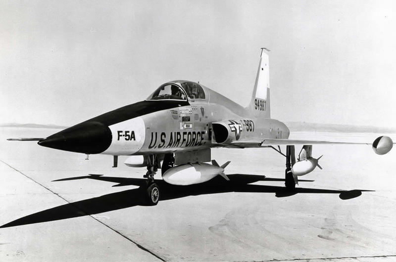 10: Mikoyan-Gurevich MiG-19 ‘Farmer’, 9: Folland/HAL Gnat, 8: Joint place: Mikoyan-Gurevich MiG-17, 8: Joint place: Dassault Super Mystère, 8: Joint place: Lockheed F-104 Starfighter, 7: Northrop F-5 Freedom Fighter, 6: English Electric Lightning, 5: Saab 35 Draken, 4: Mikoyan MiG-21 ‘Fishbed’, 3. Dassault Mirage III, 2: Vought F-8 Crusader, 1: McDonnell Douglas Phantom II