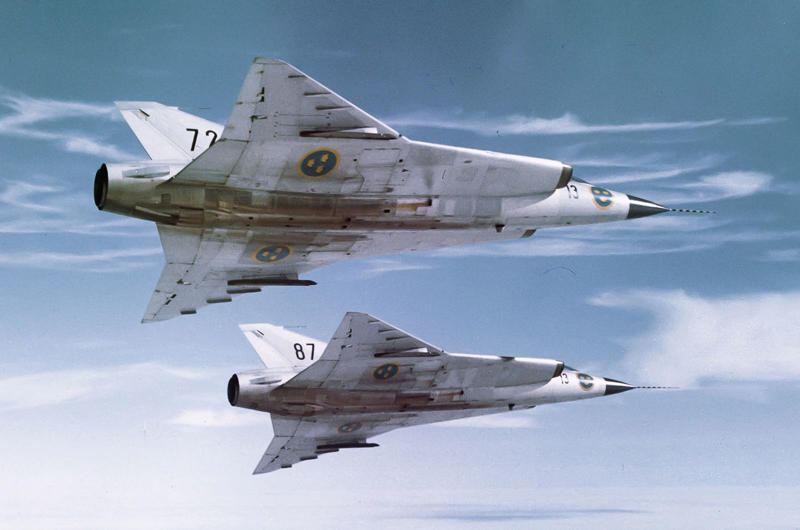 10: Mikoyan-Gurevich MiG-19 ‘Farmer’, 9: Folland/HAL Gnat, 8: Joint place: Mikoyan-Gurevich MiG-17, 8: Joint place: Dassault Super Mystère, 8: Joint place: Lockheed F-104 Starfighter, 7: Northrop F-5 Freedom Fighter, 6: English Electric Lightning, 5: Saab 35 Draken, 4: Mikoyan MiG-21 ‘Fishbed’, 3. Dassault Mirage III, 2: Vought F-8 Crusader, 1: McDonnell Douglas Phantom II