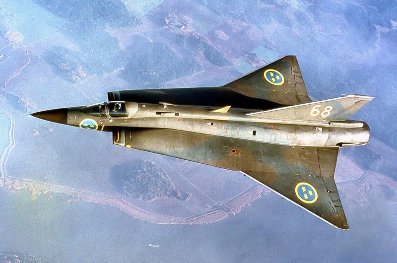 10: Mikoyan-Gurevich MiG-19 ‘Farmer’, 9: Folland/HAL Gnat, 8: Joint place: Mikoyan-Gurevich MiG-17, 8: Joint place: Dassault Super Mystère, 8: Joint place: Lockheed F-104 Starfighter, 7: Northrop F-5 Freedom Fighter, 6: English Electric Lightning, 5: Saab 35 Draken, 4: Mikoyan MiG-21 ‘Fishbed’, 3. Dassault Mirage III, 2: Vought F-8 Crusader, 1: McDonnell Douglas Phantom II
