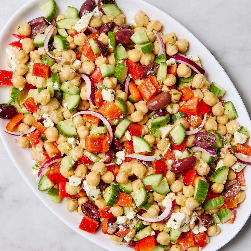 How To Make A Chickpea Salad, What To Serve With Chickpea Salad, Make Ahead & Storage, Made This?, Ingredients, Directions