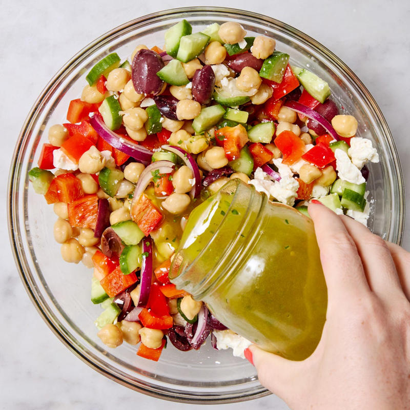How To Make A Chickpea Salad, What To Serve With Chickpea Salad, Make Ahead & Storage, Made This?, Ingredients, Directions