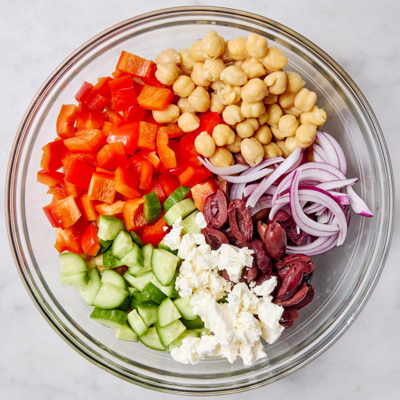 How To Make A Chickpea Salad, What To Serve With Chickpea Salad, Make Ahead & Storage, Made This?, Ingredients, Directions