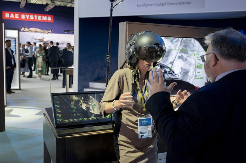 15. SAAB AB, Sweden, 14. Leonardo, Italy, 13. Bharat Electronics, India, 12. Kongsberg Gruppen, Norway, 11. Hindustan Aeronautics, India, 10. L3Harris Technologies, US, 9. Thales, France, 8. Northrop Grumman, US, 7. General Dynamics, US, 6. BAE Systems, UK, 5. Rheinmetall, Germany, 4. Lockheed Martin, US, 3. Safran, France, 2. Honeywell, US, 1. RTX, US
