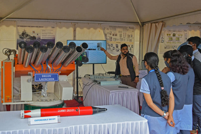 15. SAAB AB, Sweden, 14. Leonardo, Italy, 13. Bharat Electronics, India, 12. Kongsberg Gruppen, Norway, 11. Hindustan Aeronautics, India, 10. L3Harris Technologies, US, 9. Thales, France, 8. Northrop Grumman, US, 7. General Dynamics, US, 6. BAE Systems, UK, 5. Rheinmetall, Germany, 4. Lockheed Martin, US, 3. Safran, France, 2. Honeywell, US, 1. RTX, US