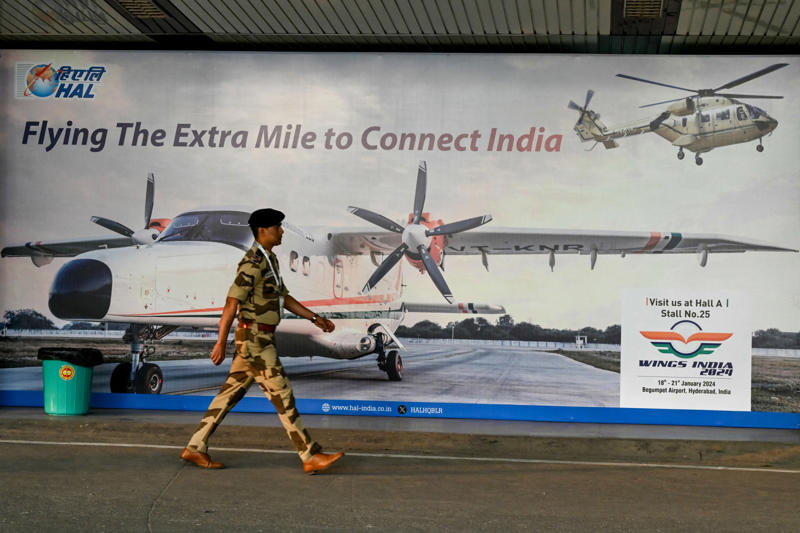 15. SAAB AB, Sweden, 14. Leonardo, Italy, 13. Bharat Electronics, India, 12. Kongsberg Gruppen, Norway, 11. Hindustan Aeronautics, India, 10. L3Harris Technologies, US, 9. Thales, France, 8. Northrop Grumman, US, 7. General Dynamics, US, 6. BAE Systems, UK, 5. Rheinmetall, Germany, 4. Lockheed Martin, US, 3. Safran, France, 2. Honeywell, US, 1. RTX, US