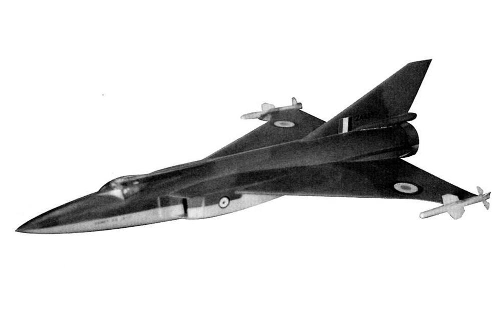 5: Fairey Delta 3 10: British Aerospace P.125, 9: British Aerospace P.1214-3, 8: Saunders-Roe SR.A/1 (1947), 7: Saunders-Roe SR.53, 6: Martin-Baker MB3, 5: Fairey Delta 3, 4: Hawker P.1103/P.1121 (never flown), 3: Martin-Baker MB5 (1942), 2: Miles M.20 (1940), 1: Hawker Siddeley P.1154