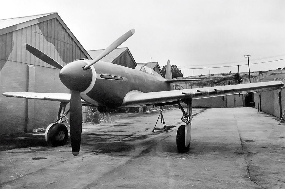 6: Martin-Baker MB3 10: British Aerospace P.125, 9: British Aerospace P.1214-3, 8: Saunders-Roe SR.A/1 (1947), 7: Saunders-Roe SR.53, 6: Martin-Baker MB3, 5: Fairey Delta 3, 4: Hawker P.1103/P.1121 (never flown), 3: Martin-Baker MB5 (1942), 2: Miles M.20 (1940), 1: Hawker Siddeley P.1154