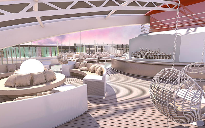 1. Where does Virgin Voyages cruise?, 2. Who does Virgin Voyages appeal to?, 3. Virgin Voyages’ fleet, Scarlet Lady (2,762 passengers), Valiant Lady (2,762 passengers), Resilient Lady (2,762 passengers), Brilliant Lady (2,762 passengers), 4. Loyalty scheme, 5. Access for guests with disabilities