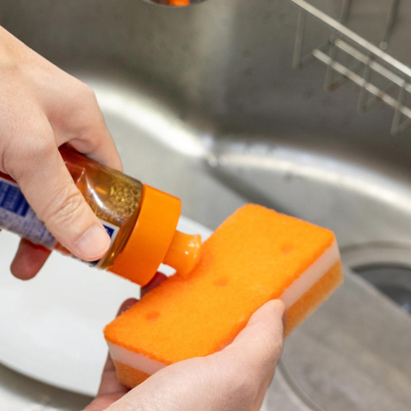「食器用洗剤」の詰め替えが面倒くさい……, 「食器用洗剤」の詰め替えボトルをそのまま使う方法, もっと便利に使うなら？, お得な大容量を買ってそのまま使うだけ！