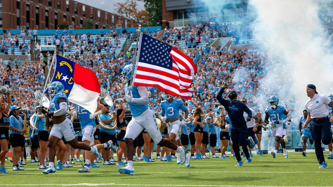 NO. 2: UNC FOOTBALL 2025 SCHEDULE: CAN'T MISS GAME. TOUGHEST STRETCH. INTRIGUING OPPONENT, NO. 7: UNC TO OPEN 2026 FOOTBALL SEASON AGAINST TCU WITH GAME IN IRELAND, NO. 8: UNC FOOTBALL COACH BILL BELICHICK COMMENTS ON CBS INTERVIEW, JORDON HUDSON, NO. 9: UNC ENVISIONS STUDENT TAILGATES, ON-CAMPUS BEER GARDEN AS BELICHICK DEBUT NEARS