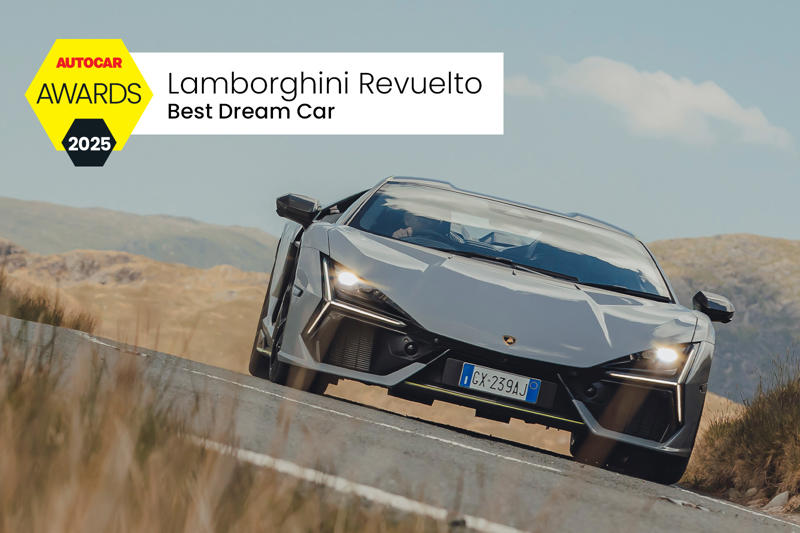 BEST DREAM CAR: Lamborghini Revuelto 5 STAR CAR: Porsche 911 S/T, 5 STAR CAR: Skoda Superb Estate, 5 STAR CAR: Hyundai Ioniq 5 N, BEST FUN EV: Alpine A290, BRITAIN’S BEST DRIVER’S CAR: McLaren Artura, BEST DREAM CAR: Lamborghini Revuelto, BEST VALUE CAR: Dacia Duster, BEST HYBRID: VW Golf eHybrid, BEST EV: Kia EV3, BEST SMALL CAR: Fiat Grande Panda, BEST SMALL CAR:: Fiat Grande Panda, BEST 4X4: Land Rover Defender Octa, BEST MANUFACTURER: MG