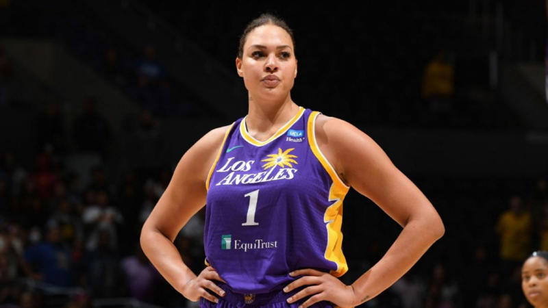 15) Dawn Staley, 14) Elizabeth Cambage, 13) Maya Moore, 12) Rebekkah Brunson, 11) Sylvia Fowles, 10) Tamika Catchings, 9) Diana Taurasi, 8) Skylar Diggins-Smith, 7) Tina Charles, 6) Brittney Griner, 5) Tina Thompson, 4) Candace Parker, 3) Sue Bird, 2) Sheryl Swoopes, 1) Lisa Leslie