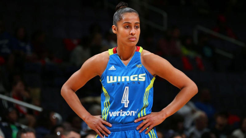 15) Dawn Staley, 14) Elizabeth Cambage, 13) Maya Moore, 12) Rebekkah Brunson, 11) Sylvia Fowles, 10) Tamika Catchings, 9) Diana Taurasi, 8) Skylar Diggins-Smith, 7) Tina Charles, 6) Brittney Griner, 5) Tina Thompson, 4) Candace Parker, 3) Sue Bird, 2) Sheryl Swoopes, 1) Lisa Leslie