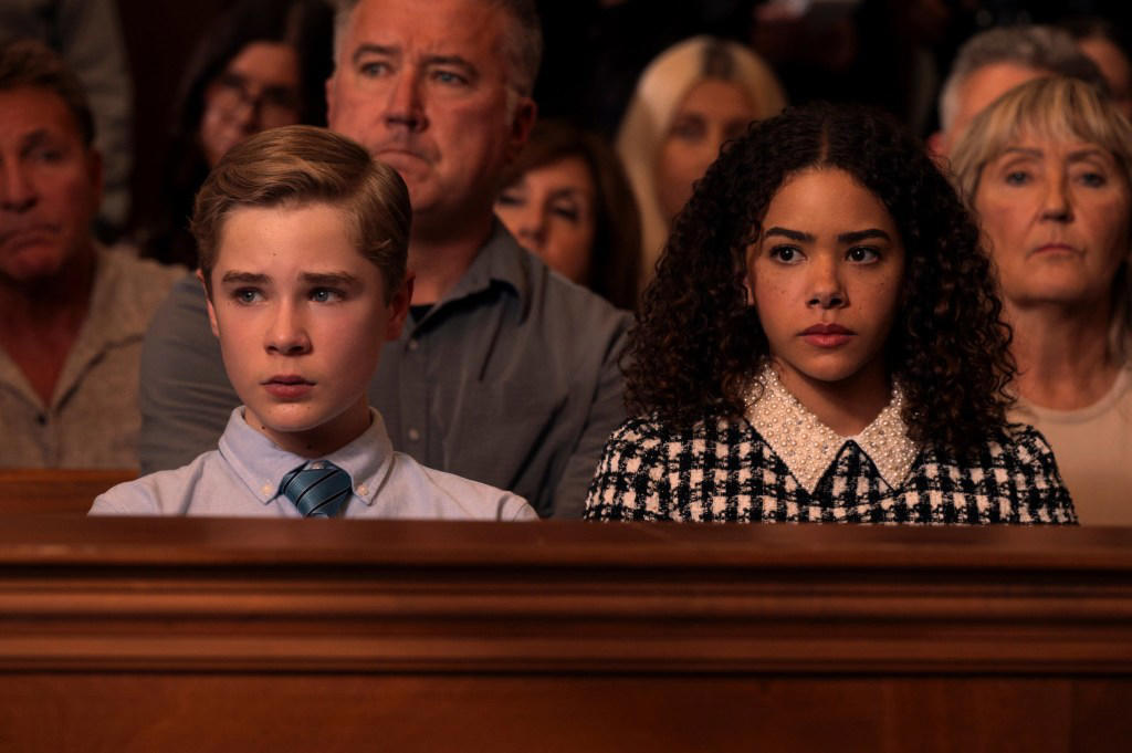 2. Ginny and Georgia: Season 3 - 8,100,000 views 10. Ginny and Georgia: Season 1 - 2,700,000 viewers, 9. Mercy For None - 2,800,000 views, 8. Olympo: Season 1 - 3,200,000 views, 7. FUBAR: Season 2 - 3,300,000 views, 6. Sirens: Limited Series - 3,300,000 views, 5. America's Sweethearts: Dallas Cowboys Cheerleaders Season 2 - 3,300,000 views, 4. Dept Q - 3,400,000 views, 3. The Survivors - 3,400,000 views, 2. Ginny and Georgia: Season 3 - 8,100,000 views, 1. The Waterfront: Season 1 - 8,300,000 views