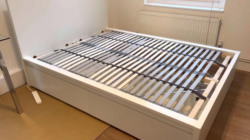 1. Malm Bed Frame With Slatted Base 1. POÄNG Armchair, 2. KALLAX Shelf Unit, 3. MALM Dresser, 4. RÅSKOG Utility Cart, 5. SKUBB Storage Boxes, 6. HEMNES Bed Frame, 7. SNIGLAR Crib, 8. VINDRIKTNING Air Quality Sensor, 9. LACK Side Table, 10. TRÅDFRI Smart Bulbs, 1. Malm Bed Frame With Slatted Base, 2. LINNMON Desk Tabletop, 3. KNODD Trash Bin, 4. KLIPPAN Sofa, 5. LACK Wall Shelf, 6. FEJKA Artificial Plants, 7. OFTAST Dishware, 8. FJÄLLBO TV Stand, 9. BLECKA Hook Rack, 10. PLATSA Wardrobe System