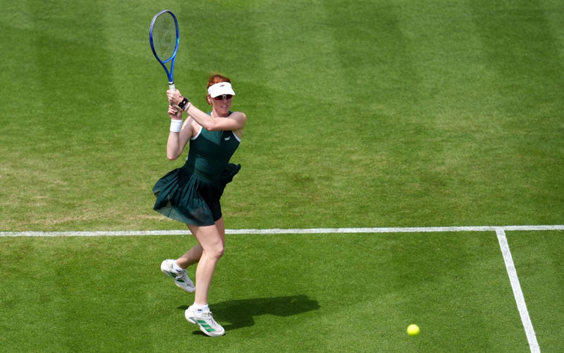 04:29 PM BST, The right winner, 04:25 PM BST, Raducanu 6-4, 1-6, 6-7 (4-7) Joint*, 04:22 PM BST, 3-3 at change of ends in tie-break, 04:18 PM BST, Raducanu 6-4, 1-6, 6-6 Joint*, 04:14 PM BST, Raducanu* 6-4, 1-6, 5-6 Joint, 04:11 PM BST, Raducanu 6-4, 1-6, 5-5 Joint*, 04:07 PM BST, Raducanu* 6-4, 1-6, 4-5 Joint, 04:02 PM BST, Raducanu 6-4, 1-6, 3-5 Joint*, 03:58 PM BST, Raducanu* 6-4, 1-6, 2-5 Joint, 03:51 PM BST, Raducanu 6-4, 1-6, 2-4 Joint*, 03:42 PM BST, Raducanu* 6-4 1-6 2-3 Joint, 03:36 PM BST, Raducanu 6-4 1-6 1-3 Joint*, 03:32 PM BST, Raducanu* 6-4 1-6 1-2 Joint, 03:29 PM BST, Raducanu 6-4 1-6 0-2 Joint*, 03:26 PM BST, Raducanu* 6-4 1-6 0-1 Joint*, 03:20 PM BST, Raducanu 6-4 1-6 Joint*, 03:18 PM BST, Raducanu* 6-4 1-5 Joint, 03:12 PM BST, Tip of the cap to the snapper..., 03:09 PM BST, Raducanu 6-4 1-4 Joint*, 03:08 PM BST, ‘Three slips and counting’, 03:07 PM BST, Raducanu* 6-4 1-3 Joint, 02:54 PM BST, Raducanu 6-4 0-3 Joint*, 02:51 PM BST, Raducanu* 6-4 0-2 Joint, 02:44 PM BST, Raducanu 6-4 0-1 Joint*, 02:39 PM BST, Raducanu* 6-4 Joint, 02:36 PM BST, ‘Raducanu being matched’, 02:34 PM BST, Raducanu 5-4 Joint*, 02:29 PM BST, Raducanu* 4-4 Joint, 02:23 PM BST, Raducanu 4-3 Joint*, 02:21 PM BST, Raducanu* 3-3 Joint, 02:15 PM BST, Raducanu 2-3 Joint*, 02:12 PM BST, Raducanu* 2-2 Joint, 02:08 PM BST, Raducanu 1-2 Joint*, 02:03 PM BST, Raducanu* 0-2 Joint, 01:59 PM BST, ‘Particularly vocal seagull’, 01:59 PM BST, Raducanu 0-1 Joint*, 01:51 PM BST, Raducanu won the toss, 01:49 PM BST, The players are warming up, 01:44 PM BST, Who is Maya Joint?, 01:36 PM BST, Game, set and match..., 01:33 PM BST, At the change of ends..., 01:28 PM BST, We’re into a tie-break, 01:21 PM BST, Buisness end for Burrage, 01:18 PM BST, ‘She’s a close friend of mine’, 01:15 PM BST, Watch: Raducanu’s emotional winning moment yesterday, 01:14 PM BST, Emma up next, 10:51 AM BST, A quick turnaround
