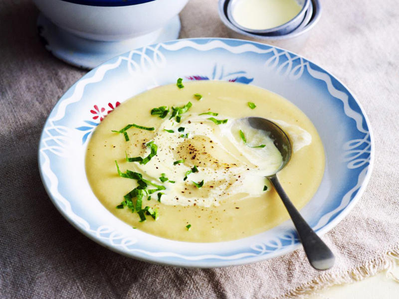 Can I freeze these soups?, Vegetable soup recipes to try,          Quick &amp; easy minestrone &amp; ravioli soup      ,          Quick &amp; easy potato soup with cheddar toasts      ,          Traditional Italian minestrone soup      ,          Smoky mushroom soup with garlic labne      ,          Indian-spiced red lentil and pumpkin soup      ,          Slow cooker curried lentil and tomato soup      ,          Potato and pea soup with pesto, ricotta cream and crispy croutons      ,          Slow-cooker coconut pumpkin soup      ,          Tuscan tomato bread soup      ,          Speedy tofu laksa      ,          Mushroom hot &amp; sour soup      ,          Broccoli and kale soup with lemon creme fraiche      ,          Roasted tomato soup with broccoli pesto      ,          Cauliflower cream soup with mushrooms      ,          Barley and vegetable soup with crunchy seeds      ,          Sweet corn soup with ginger      ,          Spinach, rocket &amp; pea soup with brie croûtes      ,          Spiced lentil and roasted kumara soup      ,          Tomato and fennel soup      ,          Spiced carrot soup with smoked almonds      ,          Cauliflower and parsnip soup      ,          Cream of celeriac soup      ,          Creamy sweet potato and fennel soup with parmesan wafers      ,          Ratatouille soup with pistou      ,          Moroccan vegetable soup with harissa      ,          Spiced pumpkin soup with cinnamon cream      ,          Potato soup with capsicum &amp; almonds      , What to serve with these vegetable soups, More vegetarian comfort meals