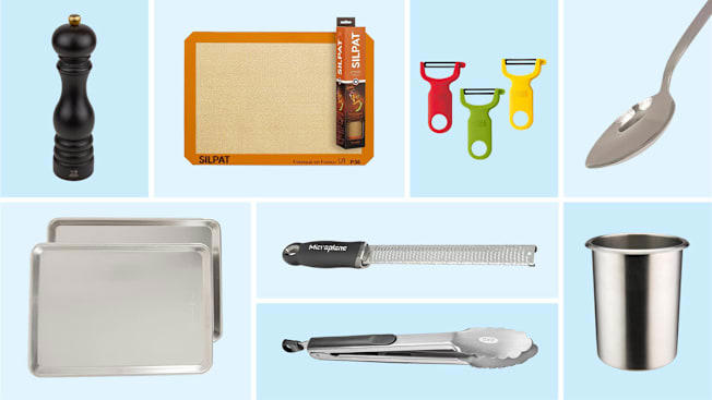Yoshimi Kato Carbon Steel Gyuto Knife, Hasegawa Cutting Board, Vitamix 5200 Blender, All-Clad D3 Cookware, Le Creuset Dutch Oven, KitchenAid Commercial Series Mixer, 8 Affordable Indulgences 
