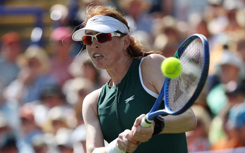 04:29 PM BST, The right winner, 04:25 PM BST, Raducanu 6-4, 1-6, 6-7 (4-7) Joint*, 04:22 PM BST, 3-3 at change of ends in tie-break, 04:18 PM BST, Raducanu 6-4, 1-6, 6-6 Joint*, 04:14 PM BST, Raducanu* 6-4, 1-6, 5-6 Joint, 04:11 PM BST, Raducanu 6-4, 1-6, 5-5 Joint*, 04:07 PM BST, Raducanu* 6-4, 1-6, 4-5 Joint, 04:02 PM BST, Raducanu 6-4, 1-6, 3-5 Joint*, 03:58 PM BST, Raducanu* 6-4, 1-6, 2-5 Joint, 03:51 PM BST, Raducanu 6-4, 1-6, 2-4 Joint*, 03:42 PM BST, Raducanu* 6-4 1-6 2-3 Joint, 03:36 PM BST, Raducanu 6-4 1-6 1-3 Joint*, 03:32 PM BST, Raducanu* 6-4 1-6 1-2 Joint, 03:29 PM BST, Raducanu 6-4 1-6 0-2 Joint*, 03:26 PM BST, Raducanu* 6-4 1-6 0-1 Joint*, 03:20 PM BST, Raducanu 6-4 1-6 Joint*, 03:18 PM BST, Raducanu* 6-4 1-5 Joint, 03:12 PM BST, Tip of the cap to the snapper..., 03:09 PM BST, Raducanu 6-4 1-4 Joint*, 03:08 PM BST, ‘Three slips and counting’, 03:07 PM BST, Raducanu* 6-4 1-3 Joint, 02:54 PM BST, Raducanu 6-4 0-3 Joint*, 02:51 PM BST, Raducanu* 6-4 0-2 Joint, 02:44 PM BST, Raducanu 6-4 0-1 Joint*, 02:39 PM BST, Raducanu* 6-4 Joint, 02:36 PM BST, ‘Raducanu being matched’, 02:34 PM BST, Raducanu 5-4 Joint*, 02:29 PM BST, Raducanu* 4-4 Joint, 02:23 PM BST, Raducanu 4-3 Joint*, 02:21 PM BST, Raducanu* 3-3 Joint, 02:15 PM BST, Raducanu 2-3 Joint*, 02:12 PM BST, Raducanu* 2-2 Joint, 02:08 PM BST, Raducanu 1-2 Joint*, 02:03 PM BST, Raducanu* 0-2 Joint, 01:59 PM BST, ‘Particularly vocal seagull’, 01:59 PM BST, Raducanu 0-1 Joint*, 01:51 PM BST, Raducanu won the toss, 01:49 PM BST, The players are warming up, 01:44 PM BST, Who is Maya Joint?, 01:36 PM BST, Game, set and match..., 01:33 PM BST, At the change of ends..., 01:28 PM BST, We’re into a tie-break, 01:21 PM BST, Buisness end for Burrage, 01:18 PM BST, ‘She’s a close friend of mine’, 01:15 PM BST, Watch: Raducanu’s emotional winning moment yesterday, 01:14 PM BST, Emma up next, 10:51 AM BST, A quick turnaround