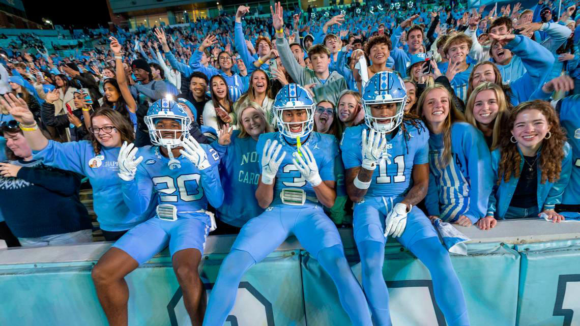 NO. 2: UNC FOOTBALL 2025 SCHEDULE: CAN'T MISS GAME. TOUGHEST STRETCH. INTRIGUING OPPONENT, NO. 7: UNC TO OPEN 2026 FOOTBALL SEASON AGAINST TCU WITH GAME IN IRELAND, NO. 8: UNC FOOTBALL COACH BILL BELICHICK COMMENTS ON CBS INTERVIEW, JORDON HUDSON, NO. 9: UNC ENVISIONS STUDENT TAILGATES, ON-CAMPUS BEER GARDEN AS BELICHICK DEBUT NEARS