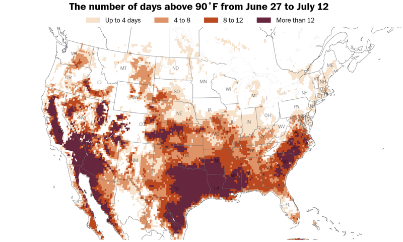 Northeast and Mid-Atlantic , Plains and Midwest , West and Rockies , Southeast and Deep South , July outlook