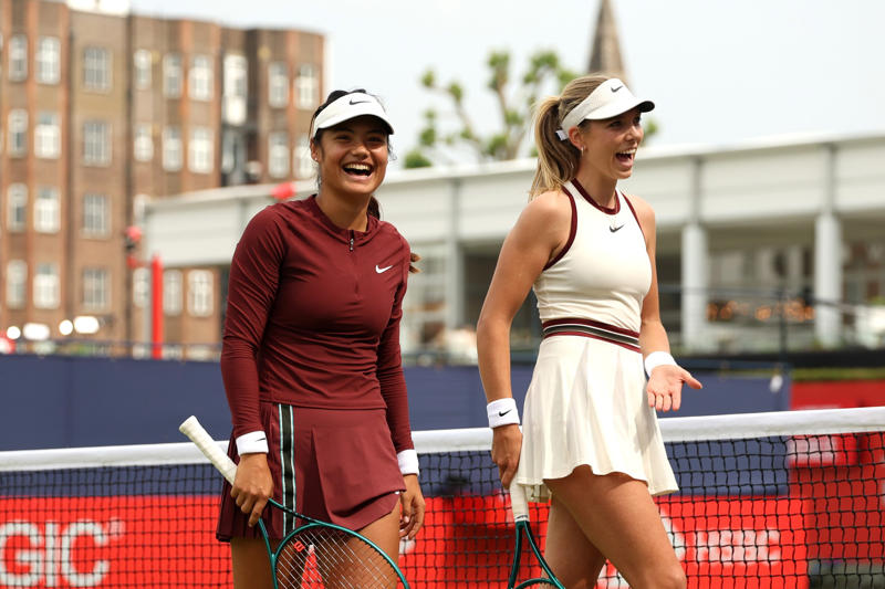      At a glance   , ‘Emma Raducanu has the ability to beat anyone’, Katie Boulter has ‘taken confidence’ from big wins, One to watch: Sonay Kartal,      Why Sonay Kartal could be set for a big breakthrough   , ‘British girls know grass much better than anyone else’, Will Andy Murray coach one of Britain’s women?