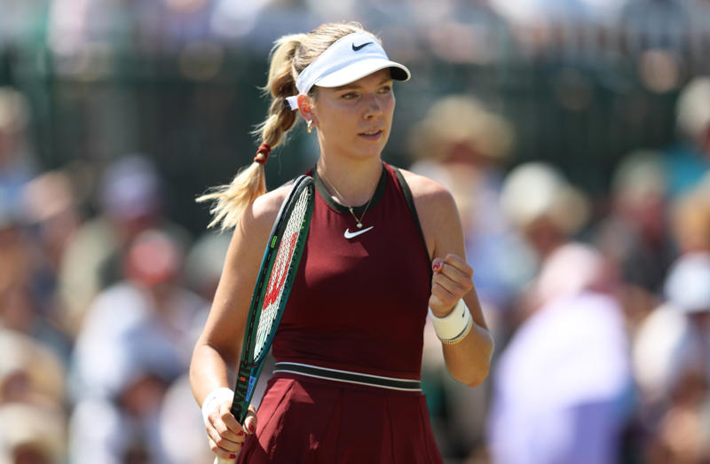      At a glance   , ‘Emma Raducanu has the ability to beat anyone’, Katie Boulter has ‘taken confidence’ from big wins, One to watch: Sonay Kartal,      Why Sonay Kartal could be set for a big breakthrough   , ‘British girls know grass much better than anyone else’, Will Andy Murray coach one of Britain’s women?