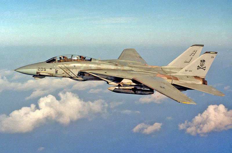 10: Grumman F-14 Tomcat 10: Grumman F-14 Tomcat, 9: Lockheed Martin F-22 Raptor, 8: McDonnell Douglas F-4 Phantom II, 7: North American F-86 Sabre, 6: F-15 Eagle, 5: Vought F4U Corsair, 4: Grumman F4F/FM Wildcat, 3: Republic P-47 Thunderbolt, 2: North American P-51 Mustang, 1: Grumman F6F Hellcat
