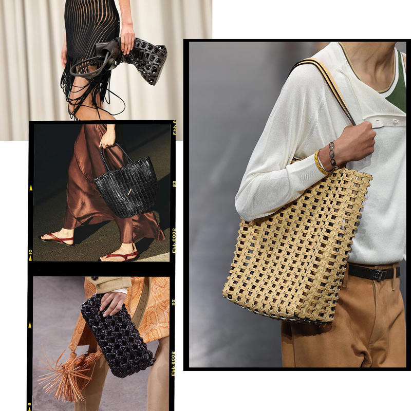Crochet, Macramé, Netted, Woven Leather, Luxe Linen and Canvas, Minimalist Mesh, Refined Raffia, Palm, Straw, Bold Beach Stripes, Why trust Harper’s Bazaar?