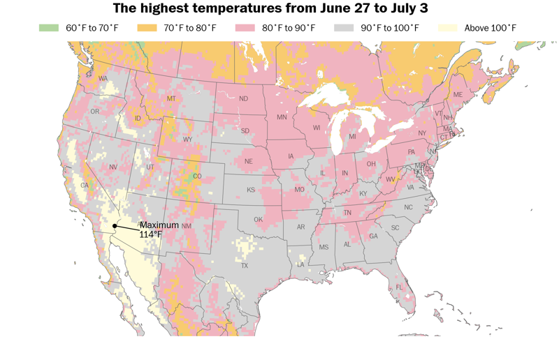 Northeast and Mid-Atlantic , Plains and Midwest , West and Rockies , Southeast and Deep South , July outlook