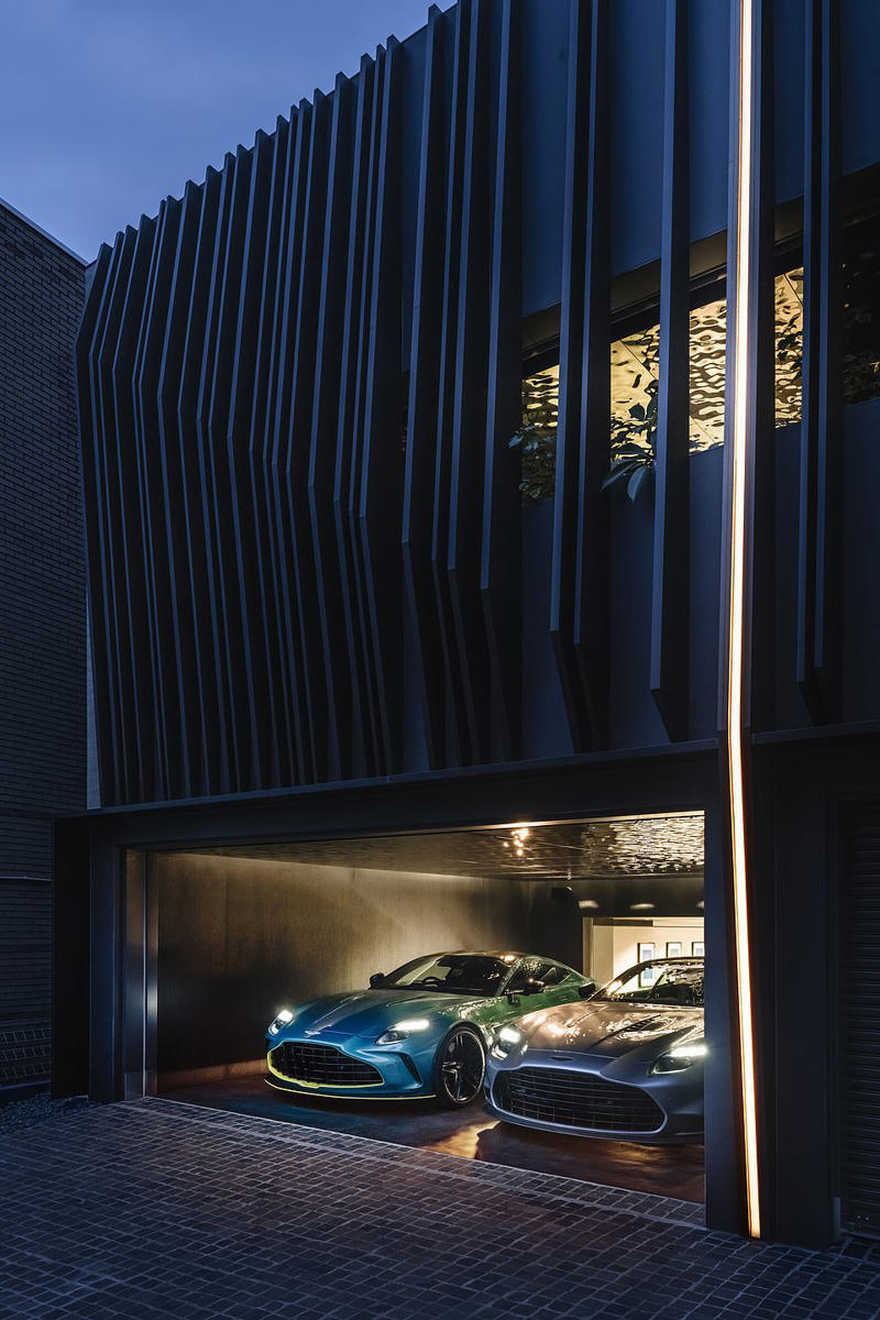 The luxury house Aston Martin built