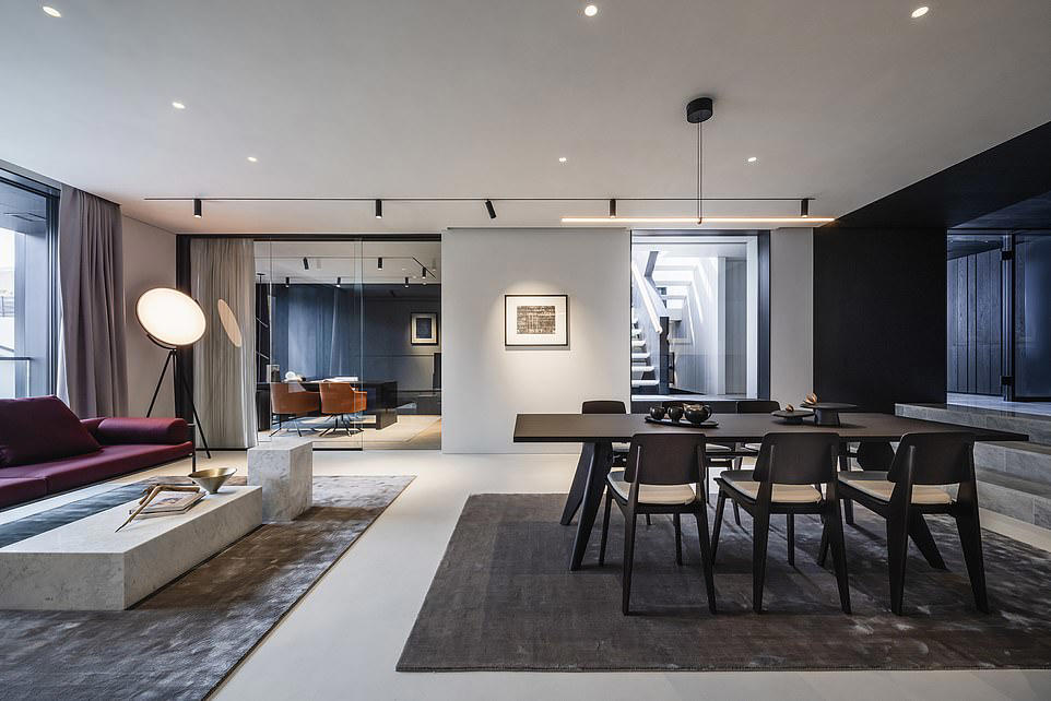 It's not a garage; it's an 'automotive gallery'